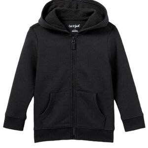 ❗️3 /$15❗️ Cat & Jack Kids Zip-Up Black Hoodie